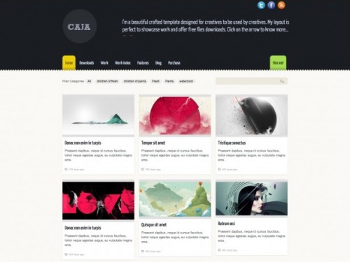 Caja – WordPress Theme