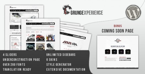 Grungexperience - Premium WordPress Theme
