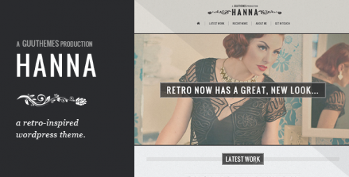 Hanna - Responsive Retro WordPress Theme