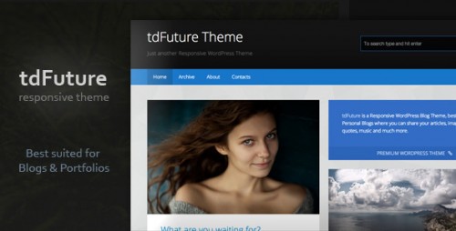 tdFuture - WordPress Theme