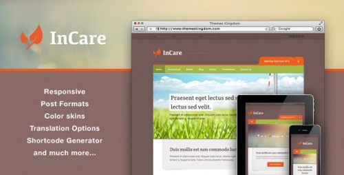 InCare - Responsive Eco, NonProfit WordPress Theme
