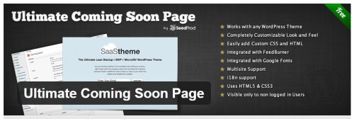 Ultimate Coming Soon Page