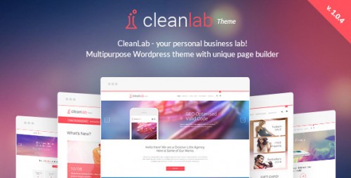 CleanLab - Creative Multi-Purpose WordPress Theme