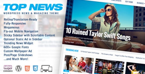 Top News - WordPress News & Magazine Theme
