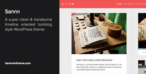 Sannn - Timeline Oriented Tumblog WordPress Theme
