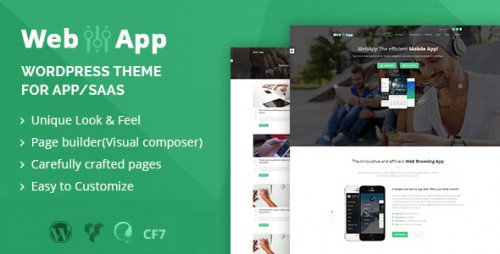 Webapp - App, Saas WordPress Theme