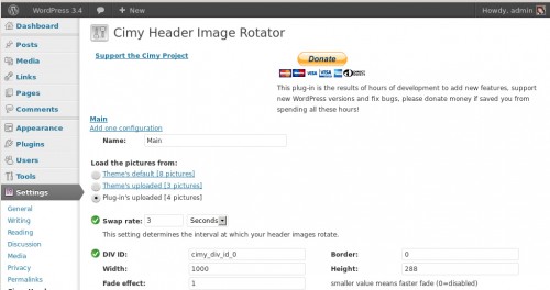 Cimy Header Image Rotator