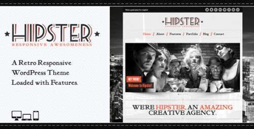 Hipster: Retro Responsive WordPress Theme