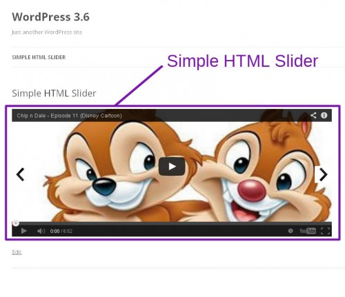 Simple HTML Slider