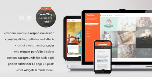 WowWay - Interactive & Responsive Portfolio Theme