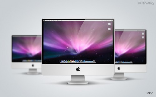 Free iMac PSD Mockup