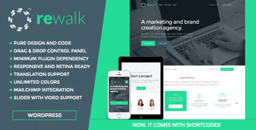 ReWalk - Business WordPress Theme