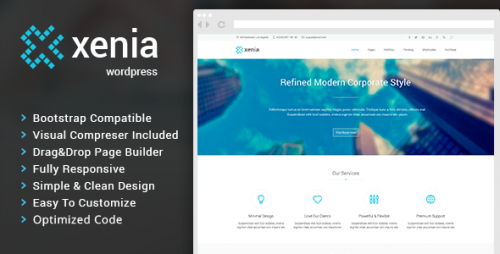 Xenia - Refined WordPress Corporate Theme