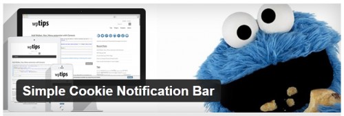 Simple Cookie Notification Bar