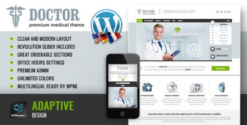 Doctor: Universal Medical WordPress Theme