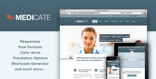 Medicate - Responsive Medical and Health Theme