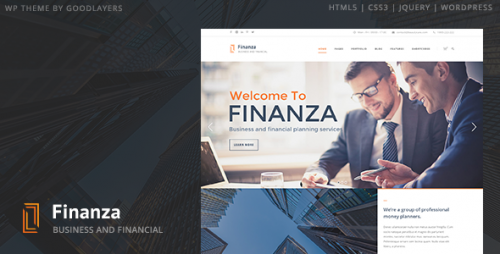 Finanza - Business & Financial WordPress Theme