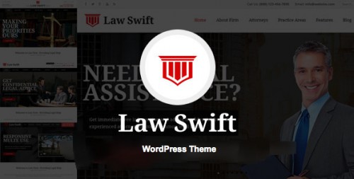 LawSwift - Lawyer and Attorney Business WP Theme