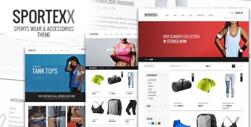 Sportexx - Sports & Gym Fashion WooCommerce Theme