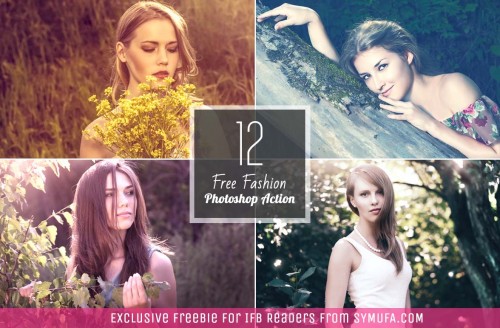 12 Free Photoshop Actions for Fashion Bloggers