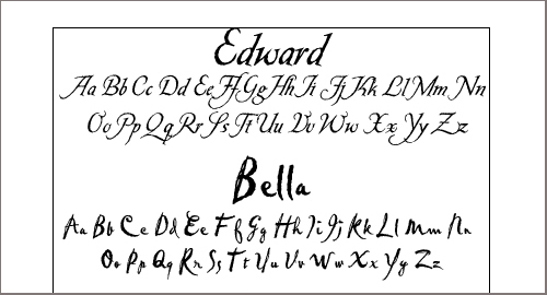 Fonts Used In Twilight