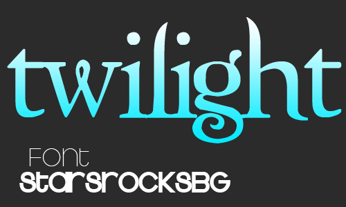 Free Twilight Font for Download