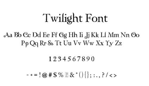 Twilight-Zephyr Font
